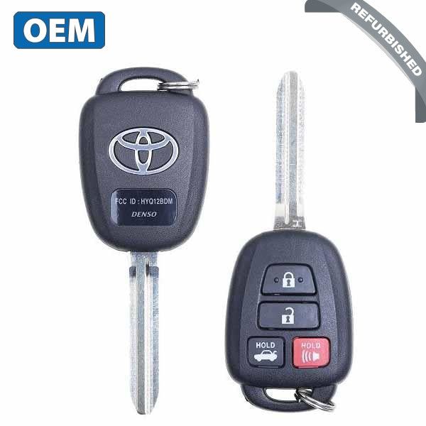 2012-2014 Toyota Camry / 4-Button Remote Head Key Pn: 89070-06420 Hyq12Bdm (G Chip) (Oem)