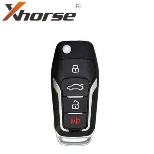 Ford Style / 4-Button Universal Remote Key for VVDI Key Tool (Wired) - UHS Hardware