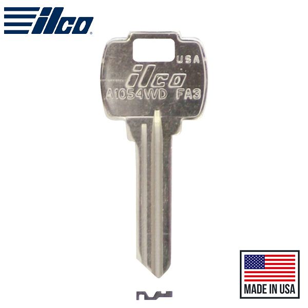 FA3-BR FALCON Key Blank - 6 Pin or Disc - ILCO - UHS Hardware