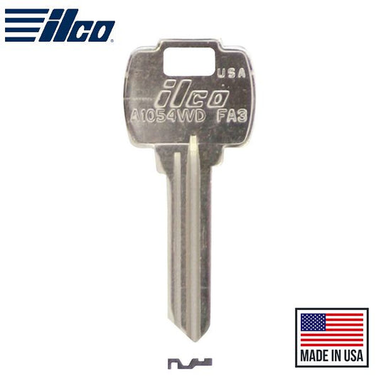 FA3-BR FALCON Key Blank - 6 Pin or Disc - ILCO - UHS Hardware