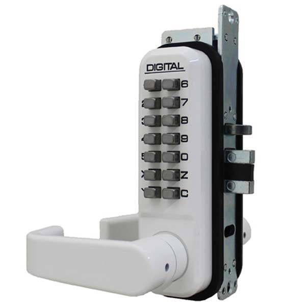 Lockey - 2985 - Narrow Stile - Mechanical Keypad - Keyless Lever Lock - Passage - Double Combination - UHS Hardware