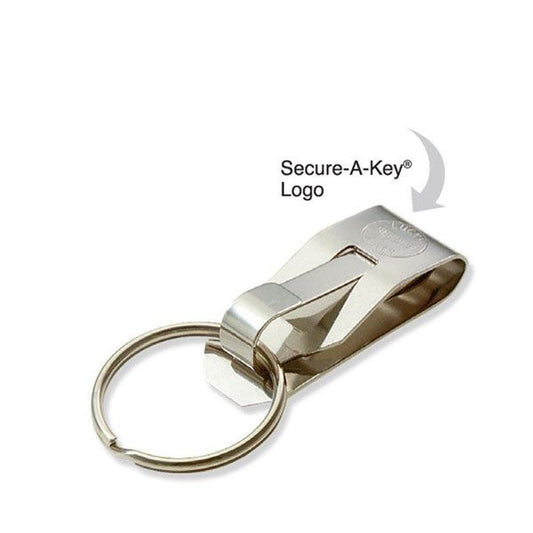 LuckyLine - 40401 - Secure-A-Key® Clip On - Spring Stainless Steel - (1 Pack) - UHS Hardware