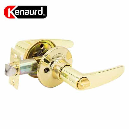 Premium Design #2 Entrance Leverset - Grade 3 - Bright Brass - UHS Hardware