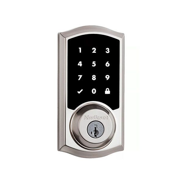 Kwikset - 916 - SmartCode Traditional Electronic Deadbolt - with Zigbee Technology - US15 - Satin Nickel - Grade 2 - UHS Hardware