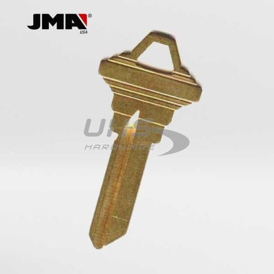 SC1 Keys - Brass Finish Schlage Key Blanks (JMA) - UHS Hardware