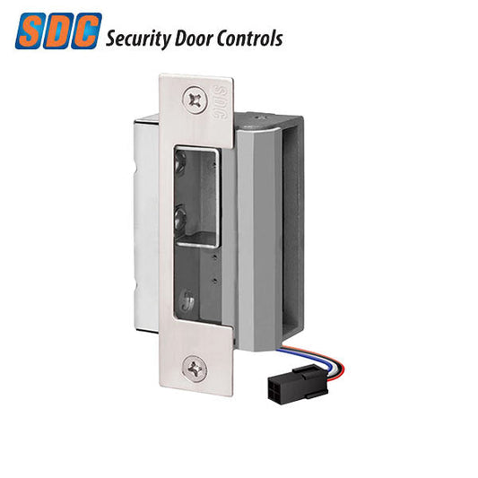 SDC - 55-EU - Electrified Universal Strike - Fail Safe / Fail Secure - 12/24VDC - Satin stainless Steel - Grade 1 - UHS Hardware