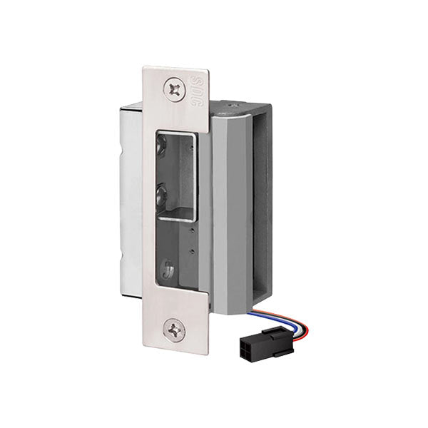 SDC - 55-EU - Electrified Universal Strike - Fail Safe / Fail Secure - 12/24VDC - Satin stainless Steel - Grade 1 - UHS Hardware