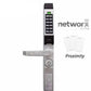 Trilogy PDL1300-NW - Narrow-Stile Digital Networx PROX Lever Lock w/ Wireless Access - Satin Chrome - 26D  (Alarm Lock) - UHS Hardware