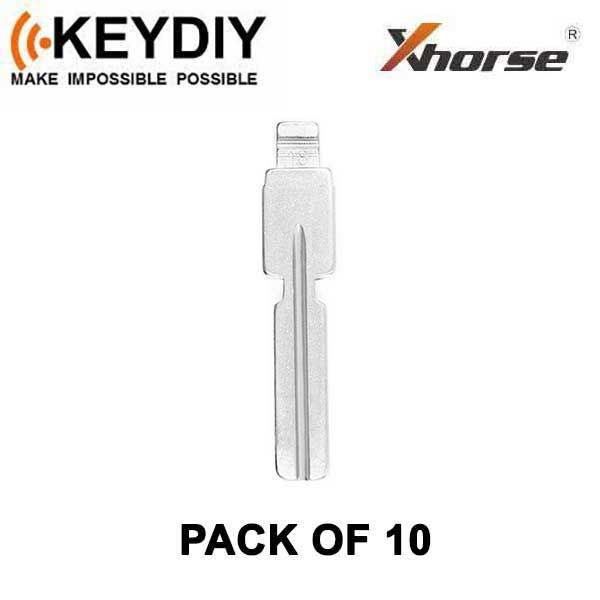 KEYDIY - HU58 - Flip Key Blade - #18 - For Xhorse / Keydiy Universal Remote Flip Keys - Pack of 10 - UHS Hardware