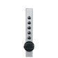 Simplex 9600  - Mechanical Pushbutton Deadbolt Cabinet Lock - Sheet Metal  - Clutch Ball Bearing Knob - 26D - Satin Chrome - UHS Hardware