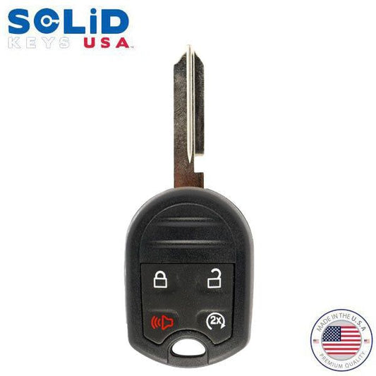 Solid Keys USA - 2002-2018 Ford Lincoln Mazda / OEM Replacement / 4-Button Remote Head Key w/ Remote Start - UHS Hardware