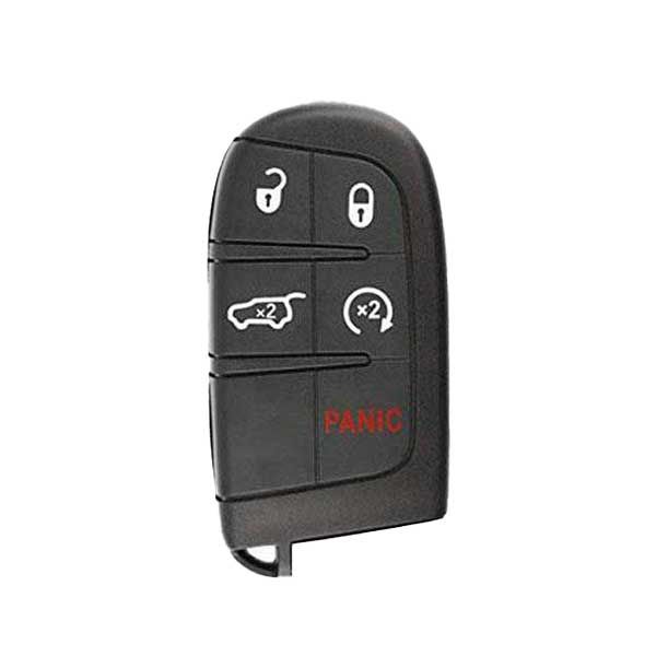 2014-2021 Jeep Grand Cherokee / 5-Button Smart Key SHELL for M3N-40821302 (AFTERMARKET) - UHS Hardware