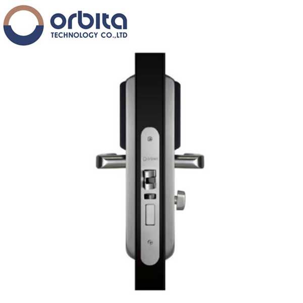 Orbita - E3042 - Mortise Hotel Lock - Bluetooth & RFID - 6 VDC - Silver - Grade 2 - UHS Hardware