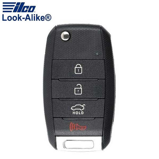 2014-2017 Kia Rio / 4-Button Flip Key / PN: 95430-1W023 / TQ8-RKE-3F05 (AFTERMARKET) - UHS Hardware