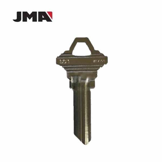SC1 Keys - Nickel Finish Schlage Key Blanks (JMA) - UHS Hardware