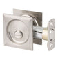 Kwikset - 93350 - Square  Pocket Door Lock - Privacy - 15 - Satin Nickel - UHS Hardware