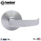 TownSteel - ED8900LQ - Sectional Lever Trim - Passage - LQ Curved Lever - Non-Handed - Compatible with Mortise Exit Device - Satin Chrome - Grade 1 - UHS Hardware