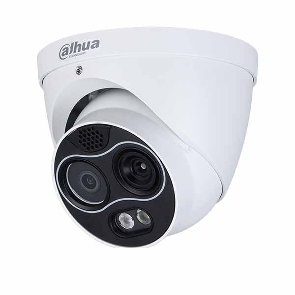 Dahua / IP Camera / 4MP / Hybrid Thermal Network Eyeball / 2 mm, 3.5 mm, or 7 mm Fixed Thermal Lens / WDR / IP67 / 5 Year Warranty / DH-TPC-DF1241N-D7F8 - UHS Hardware