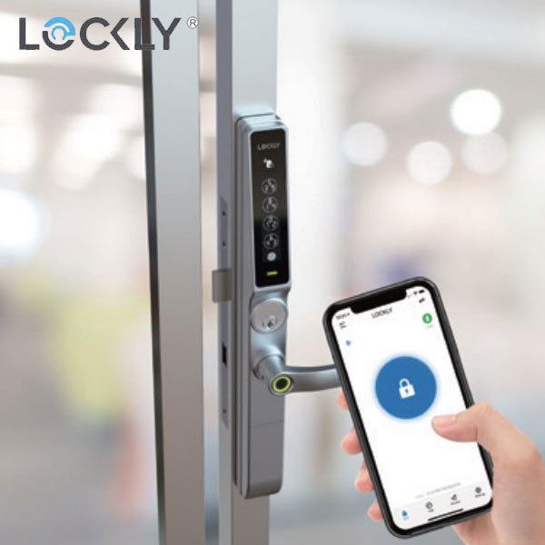 Lockly Pro - PGD238TWS - Defender Biometric Electronic Mortise Thumb Turn Set - RFID - Fingerprint Reader - Wifi - Bluetooth - Stainless Steel - (PREORDER) - UHS Hardware