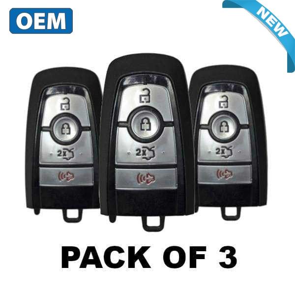 3 X Ford 2017-2020 / 4-Button Smart Key Pn: 164-R8150 M3N-A2C93142300 315 Mhz (Oem) (Bundle Of 3)