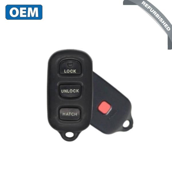 2003-2008 Toyota Matrix / Pontiac Vibe 4-Button Keyless Entry Remote W/ Hatch Pn: 88Lp0065 Gq43Vt14T