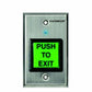Seco-Larm - RF Wireless Request-to-Exit Plate - Single-Gang - Green 2" Square Button - UHS Hardware
