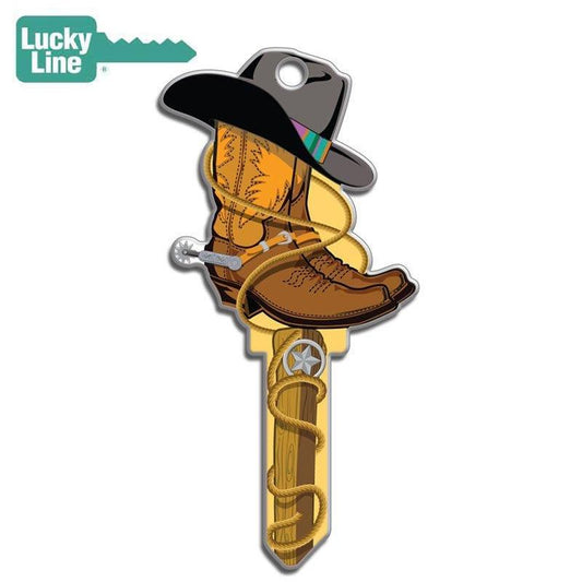 LuckyLine - B132S - Key Shapes - Cowboy - Schlage - SC1 - 5 Pack - UHS Hardware