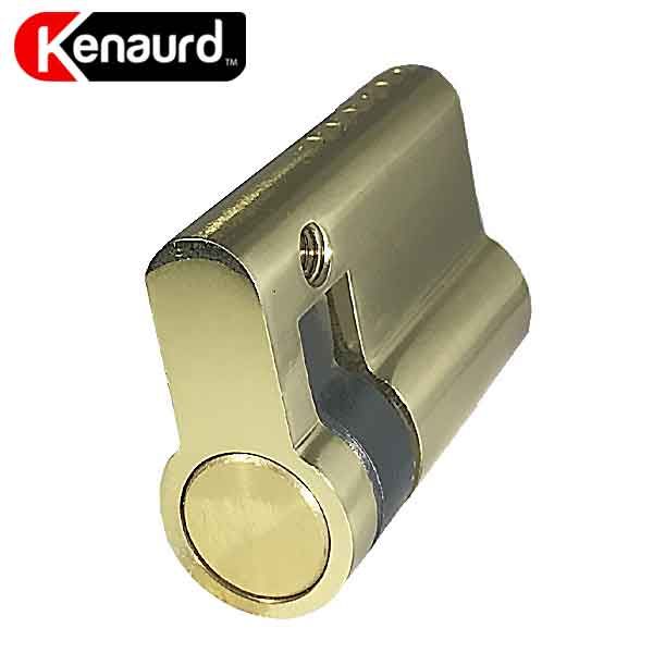 Profile Cylinder – Single Sided - US3 –Polished Brass - (SC1) (46mm) - UHS Hardware