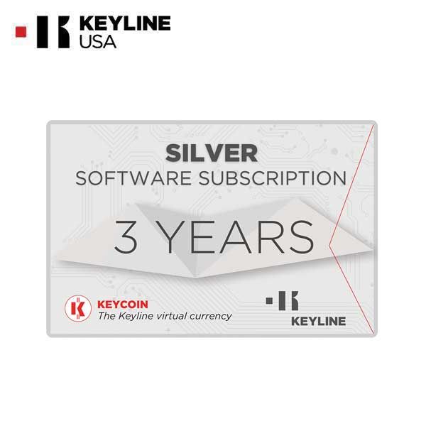 Keyline - Silver Software Subscription - 3 Year of Updates for Keyline Electronic Key Cutting Machines - UHS Hardware