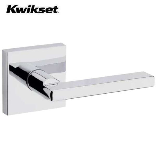 Kwikset - 154HFL - Halifax Passage Lever - Square Rose - 26 - Polished Chrome - Grade 2 - UHS Hardware