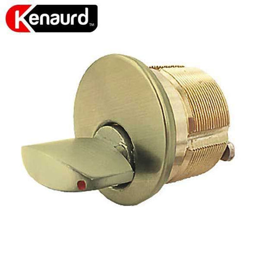 Premium Thumb Turn Mortise Cylinder – 1-1/2″ – US3 – Polished Brass - UHS Hardware