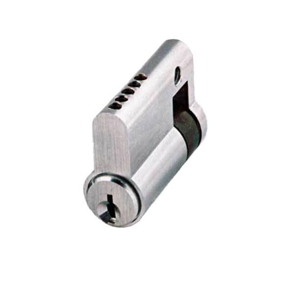 GMS Profile Cylinder - Single-Sided - SC1 - US26D - Satin Chrome - UHS Hardware