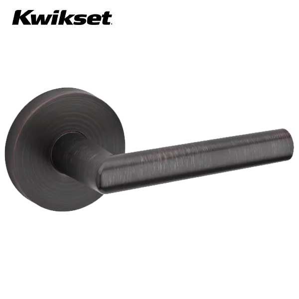 Kwikset - 154MIL - Milan Passage Lever- Round Rose -11P - Venetian Bronze - Grade 2 - UHS Hardware