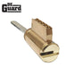 High Security - (Key-In-Knob) KIK Cylinder - 206 Keyway - US3 - Polished Brass - UHS Hardware