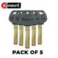 5 x High Security - Key Blanks - 06 Dimple Keyway (Bundle of 5) - UHS Hardware
