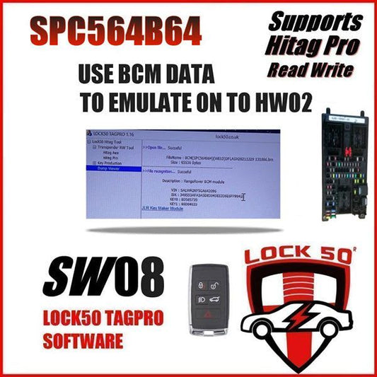 JLR Lock50 TagPro KVM Dump Tool - Key Programmer for Jaguar / Land Rover KVM Keys - UHS Hardware