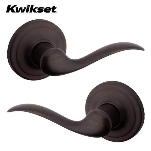 Kwikset - 720TNL - Tustin Lever - Round Rose - Passage - 11P - Venetian Bronze - Grade 2 - UHS Hardware