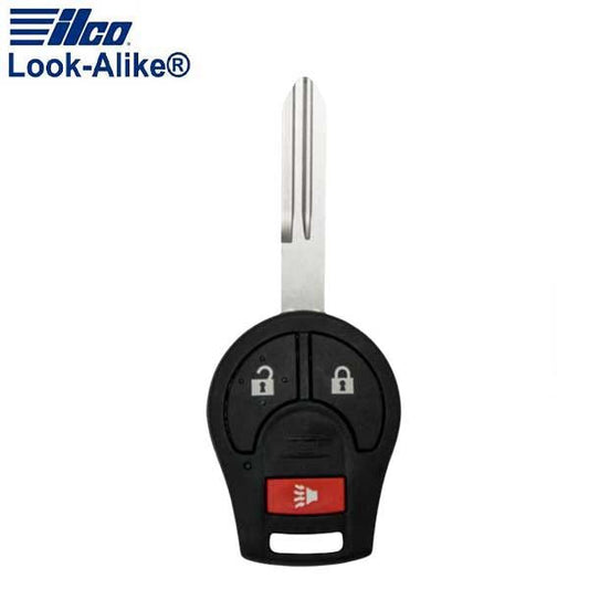 2009-2018 Nissan Cube Juke Rouge / 3-Button Remote Head Key / PN: H0561-C993A / CWTWB1U751 (AFTERMARKET) - UHS Hardware