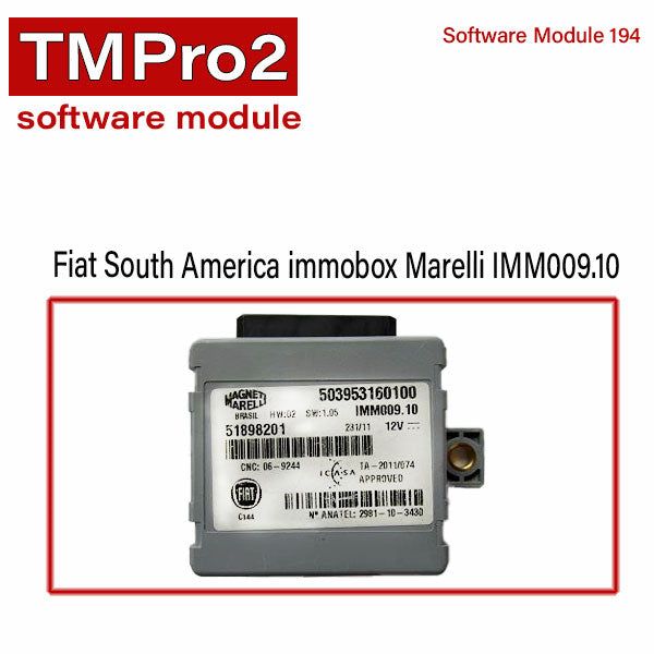 TM Pro 2 - Software Modules - Stellantis Group - UHS Hardware