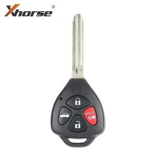 Xhorse - Toyota Style / 4-Button Universal Remote Head Key for VVDI Key Tools (Wired) - UHS Hardware