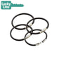 LuckyLine - 8112005 - 5"  Twisty® Key Ring - Black - 1 Pack - UHS Hardware