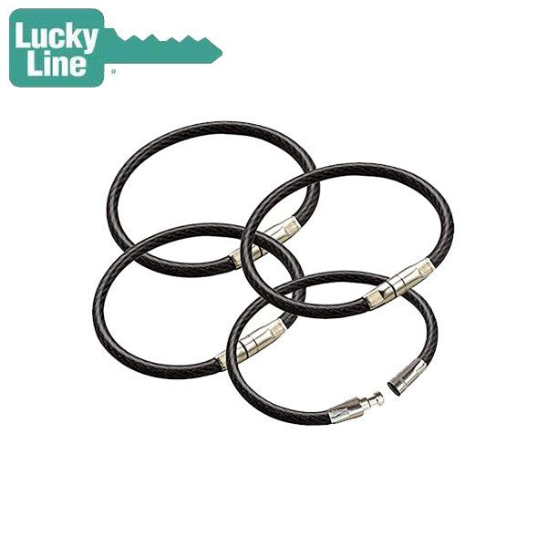 LuckyLine - 8112005 - 5"  Twisty® Key Ring - Black - 1 Pack - UHS Hardware