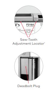 RCI F2164-32D All-In-One Electric Strike - Fire Rated - Fail Secure - Latch Entry - Brushed Stainless Steel - UHS Hardware