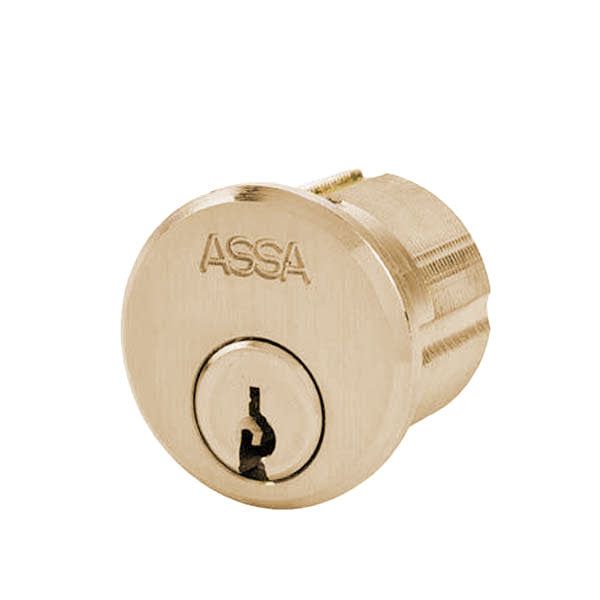 ASSA - MAX+ / Maximum + Security Mortise Cylinder - Adams Rite Cam - 1-1/8" - 612 - Satin Bronze - UHS Hardware