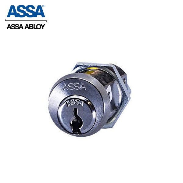 ASSA - MAX+ / Maximum + Security Restricted - Key Retaining Cam Lock - 90° - 625 - Bright Chrome - UHS Hardware