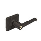 Cal-Royal - Challenger Door Lever Set - Square Rose - Black - Storeroom - Grade 2 - UHS Hardware