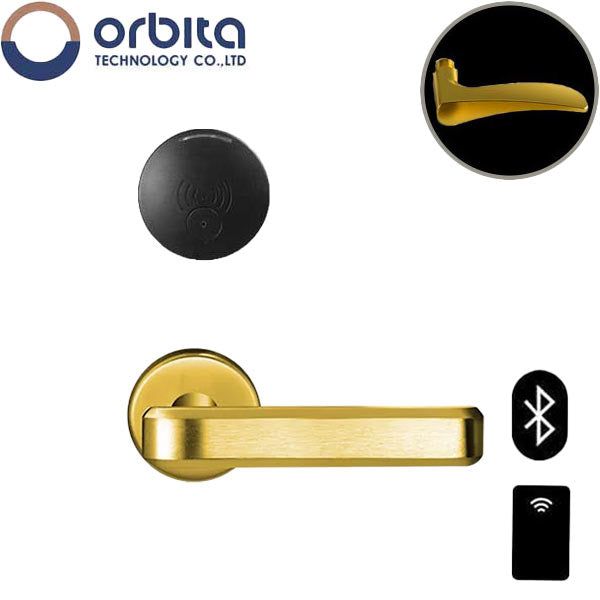 Orbita - S3079SBT - Mortise Hotel Lock - SPLIT Design - Bluetooth & RFID - Optional Lever Style - 6 VDC - Optional Finish - Grade 2 - UHS Hardware