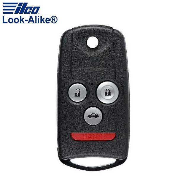 2007-2008 Acura TL / 4-Button Flip Key / PN:  35111-SEP-306 / OUCG8D-439H-A (AFTERMARKET) - UHS Hardware