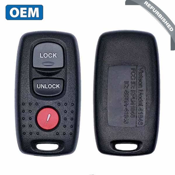 2003-2006 Mazda / 3-Button Keyless Entry Remote Key / PN: BN8P-67-5RY / KPU41846 (OEM) - UHS Hardware