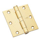 National - 179 - Standard Weight Template Hinge - 4-1/2" x 4-1/2" - Satin Brass - UHS Hardware